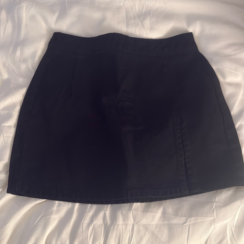 Princess polly black slit skirt